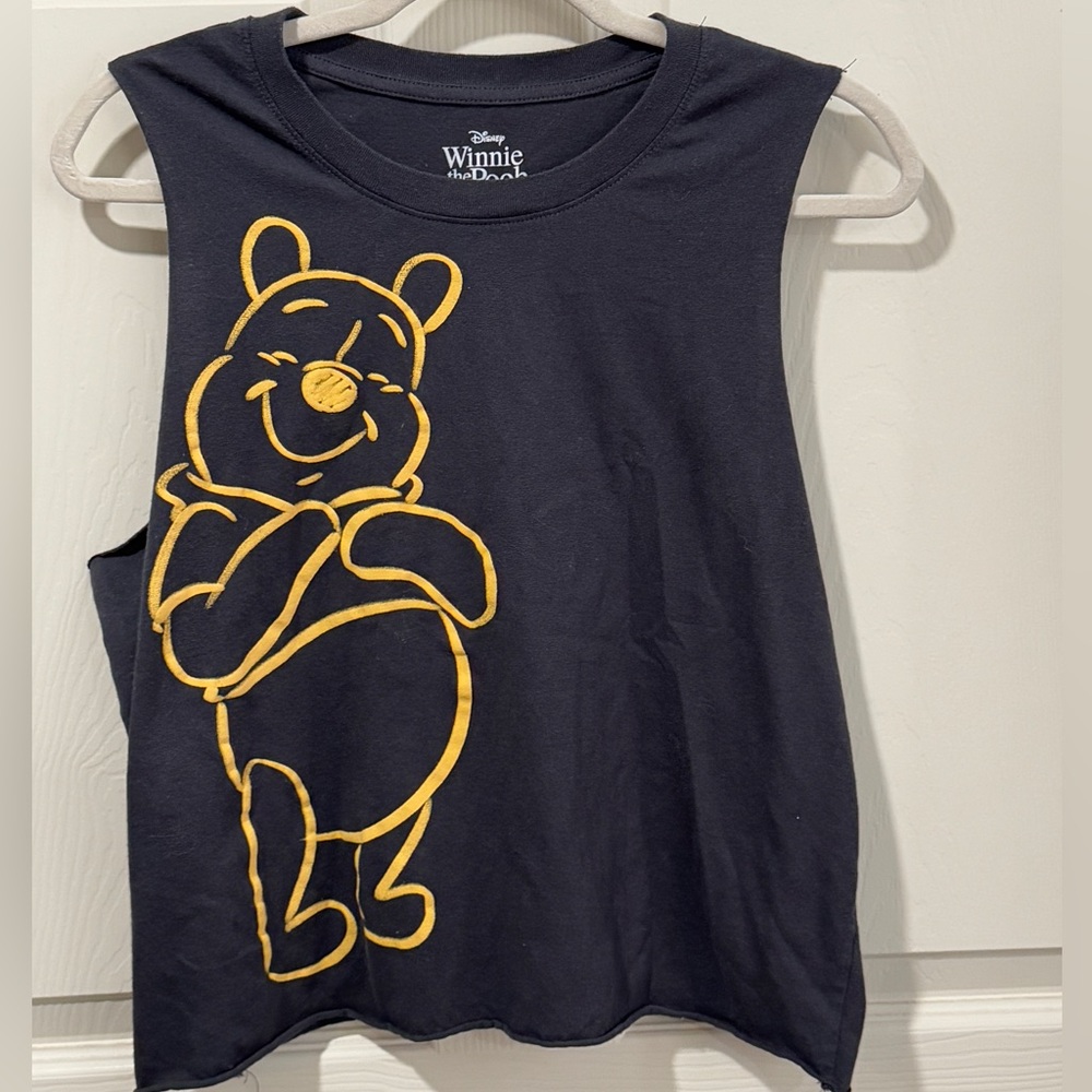 Winnie the Pooh cropped tank XL